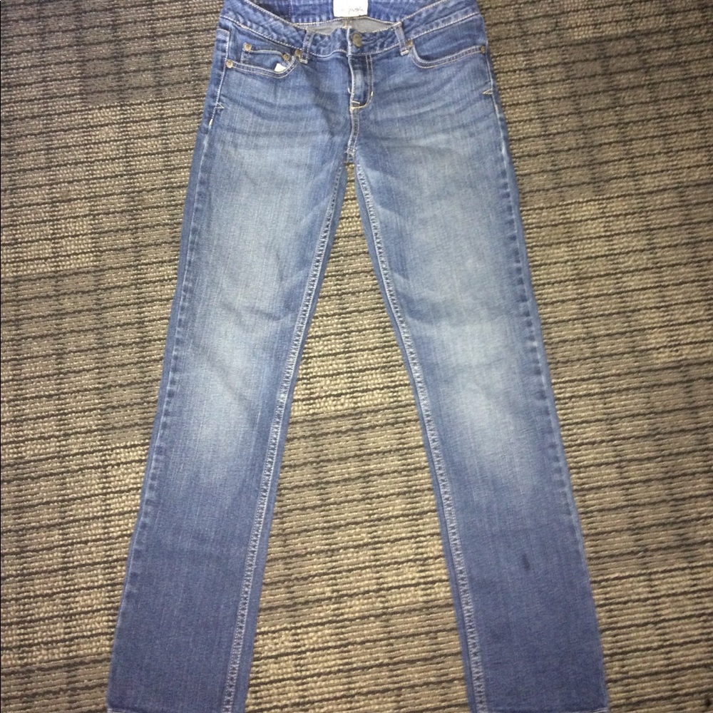 Denim blue jeans